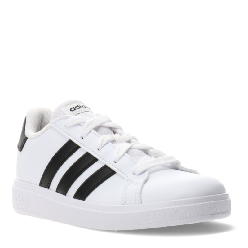 Championes Infantiles Adidas Grand Court Kids Blanco - Negro