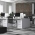 Silla Oficina Escritorio Ergonómica Respaldo Ejecutiva X4 Un Color Negro Plateado