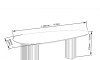 Mesa de centro Organic Large - Linea Manhattan Natural