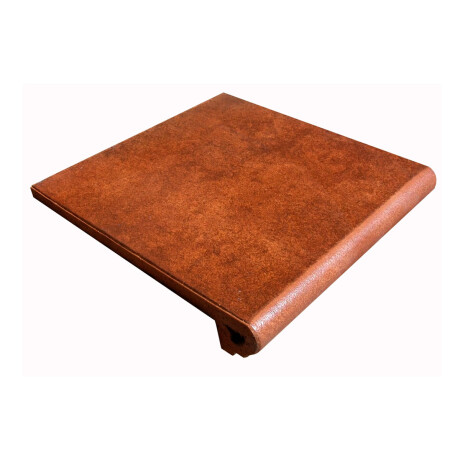 CERAMICA PELDAÑO REDONDO MATE TERRACOTA RUSTICO 32.5X33 CM GAMAS DE TERRACOTA