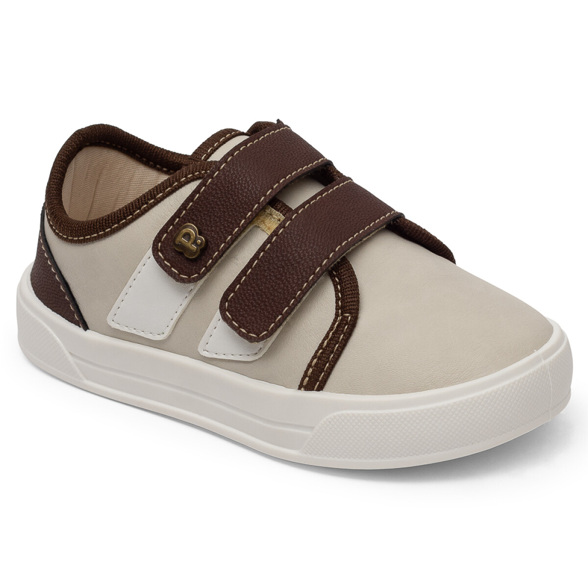 Championes Doble Velcro Gris 