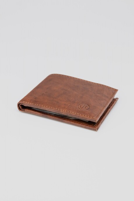 Billetera Bifold Camello
