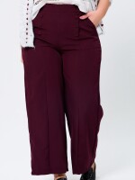 Pantalón Botones Bordo