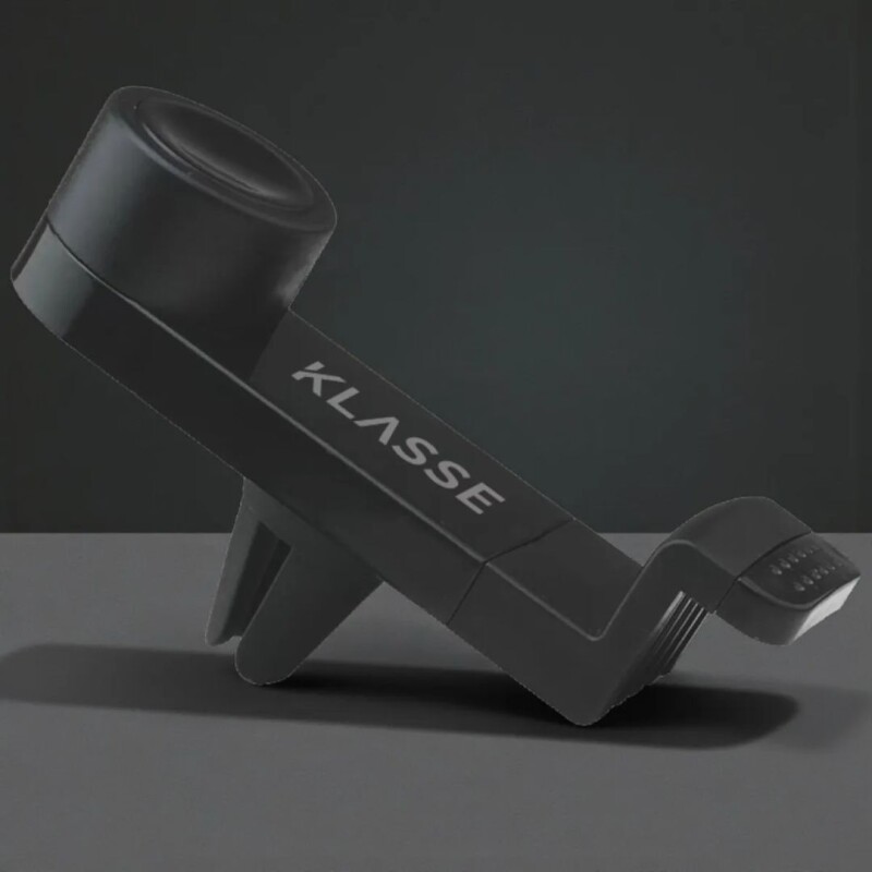 Soporte de celular para Auto Klasse | Fijación firme en ventilación | Color negro Soporte de celular para Auto Klasse | Fijación firme en ventilación | Color negro