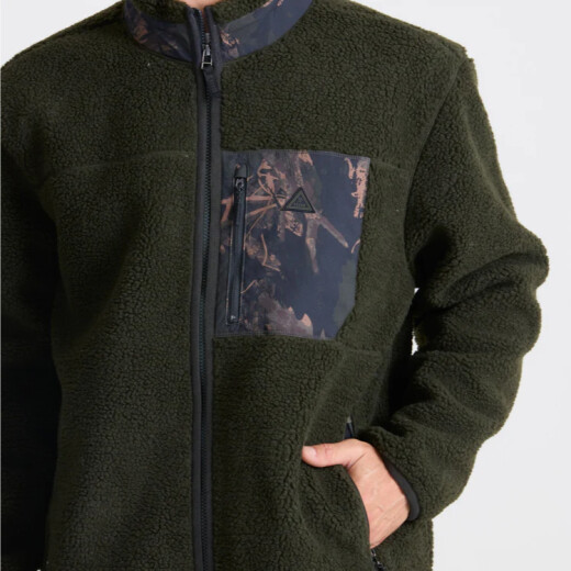Campera Roark Campover Fleece Zip - Verde Campera Roark Campover Fleece Zip - Verde