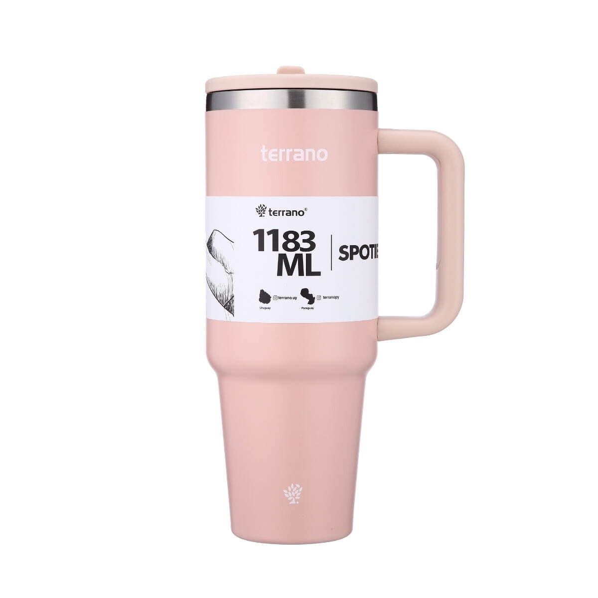SpotieCup Con Pico - 1183ml. - Rosado 