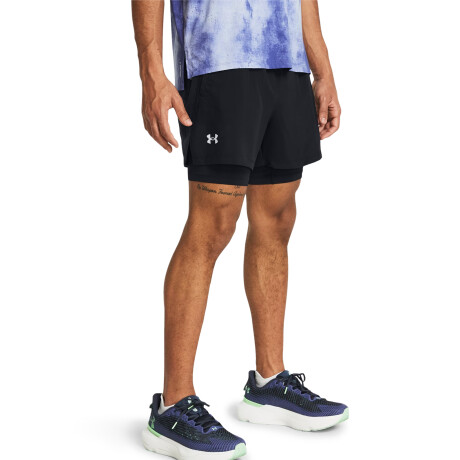 SHORT UNDER ARMOUR LAUNCH 5 2 N 1 Black