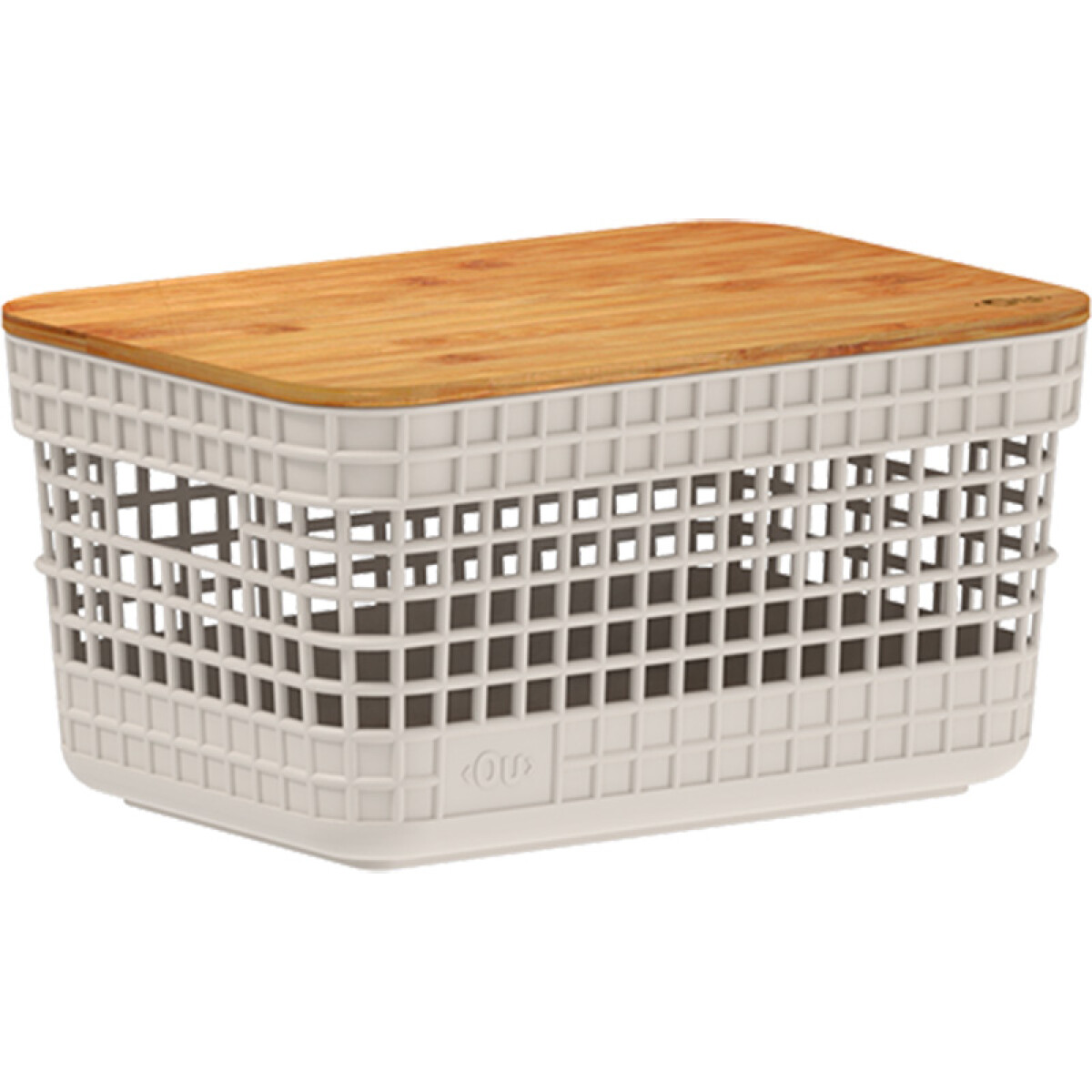 Organizador Rejilla S | Tapa Bambú - Beige 