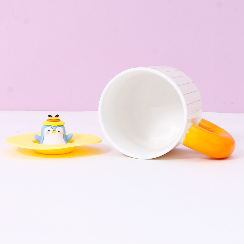 Taza De Cerámica Pingüinos 350 Ml Taza De Cerámica Pingüinos 350 Ml