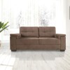 Sillón Sofá Luares 3 Cuerpos Tela Chocolate Sillón Sofá Luares 3 Cuerpos Tela Chocolate