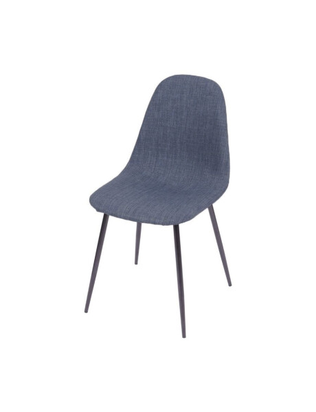 SILLA CHARLA LINO/METAL AZUL JEAN/NEGRO SILLA CHARLA LINO/METAL AZUL JEAN/NEGRO