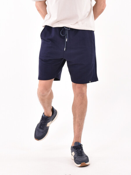 BERMUDA LATERAL AZUL OSCURO