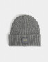 Gorro Clasico Gorro Tejido Texturado - Gris Claro