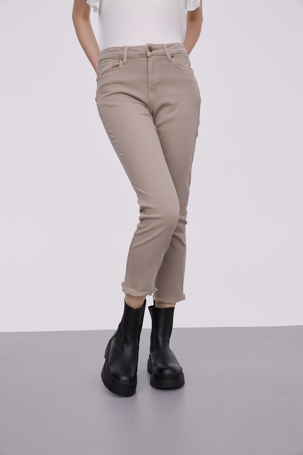 Pantalon Argus Taupe / Mink / Vison