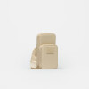 Mini Bag Amy En Efecto Cuero Saffiano Natural