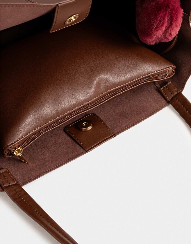 Shopper Cartera Shopper Chocolate - Marron Chocolate