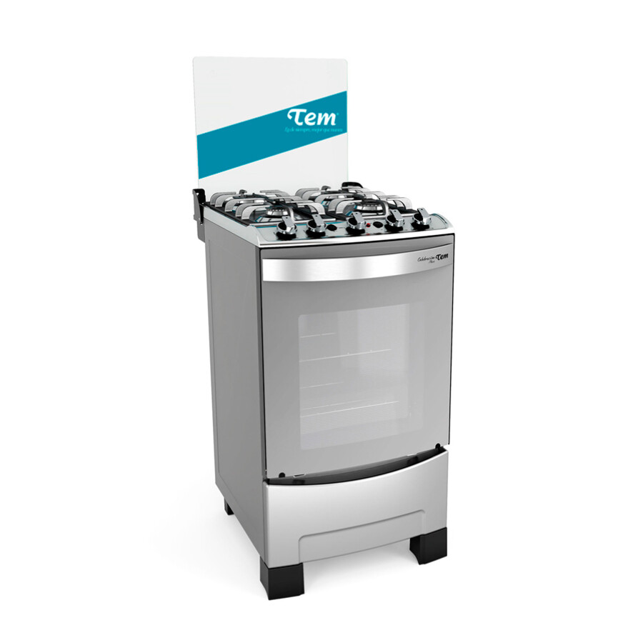 Cocina a Gas con Grill Eléctrico Tem Celebration Plus