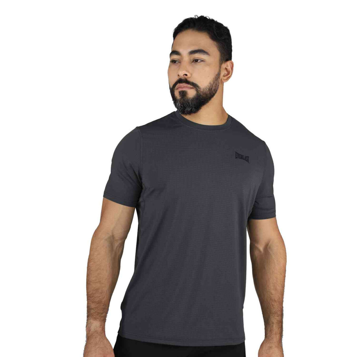 TSHIRT MEN NYL/SPX EVERLAST RONNIE WINE M6 S - CHARCOAL 