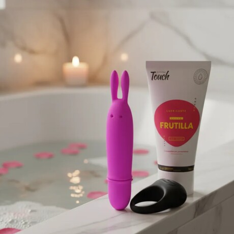 Combo Mini Vibrador + Anillo Vibrador + Gel Intimo Combo Mini Vibrador + Anillo Vibrador + Gel Intimo