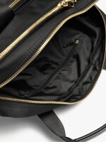 Bolso De Nylon Para Portátil Hasta 15" Repelente Al Agua negro
