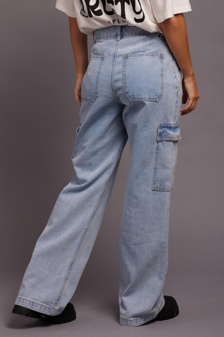 JEAN CARGO ILSE RUSTY Azul Claro