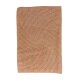 Alfombra de baño antideslizante en algodón 40x60cm Espiral Beige
