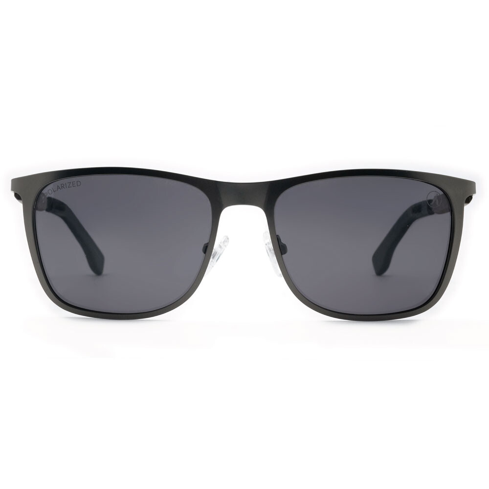 Lentes De Sol Bambu E Madeira Cuadrado - Unisex Negro/Ónix