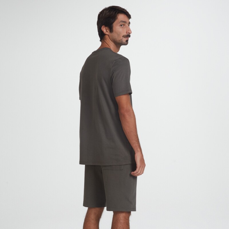 CAMISETA MM MASC CINZA ESCURO
