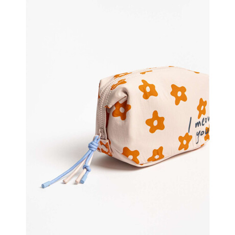 Porta Cosméticos Estampado Estampado Flores