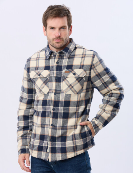 CAMPERA LEÑADORA CON CORDERITO Piedra