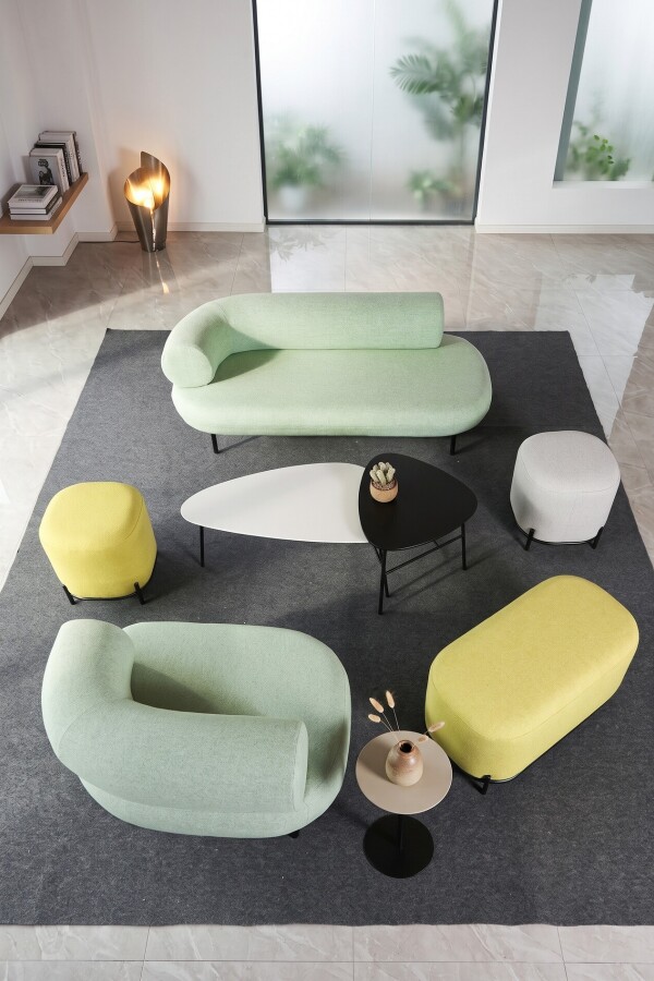 Sofá modular Pompidou 1C right Beige