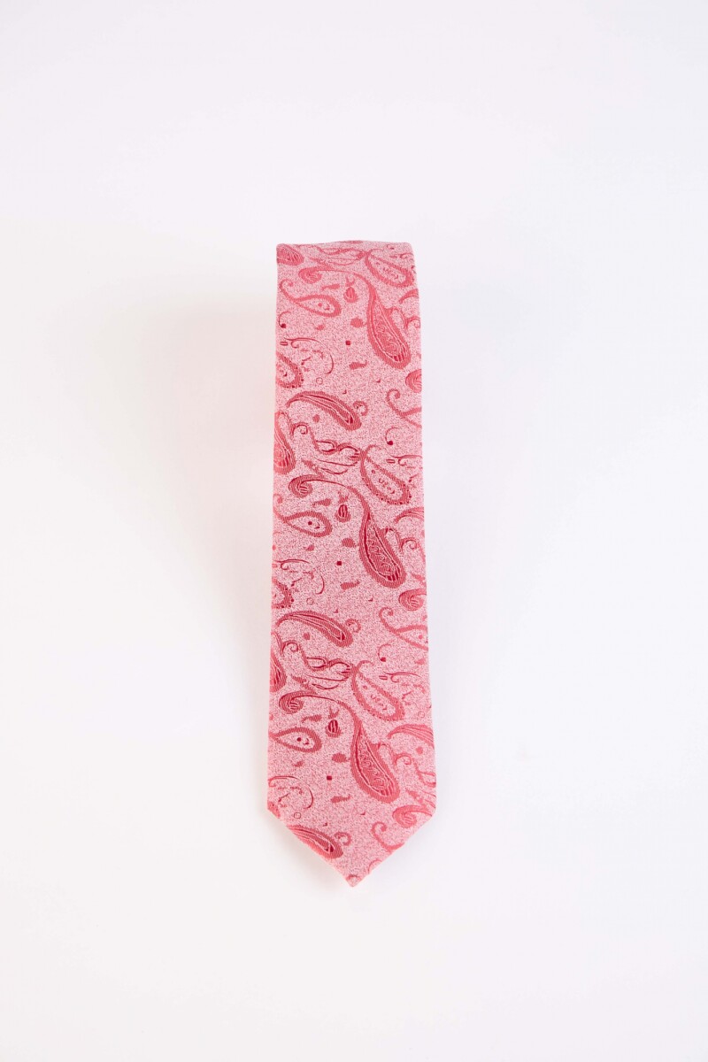 Corbata Microfibra - Rosa Fantasia 