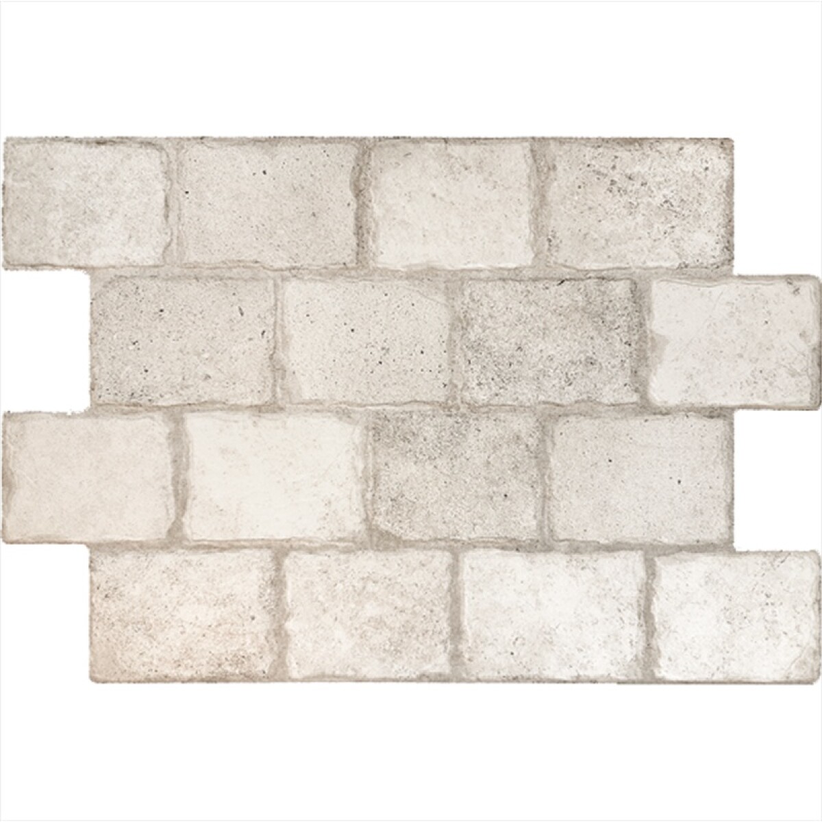 Porcelanato Para Exterior <br /> Borgogna White Cobblestone "a" 44.2x66.4 Cm 