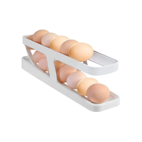 ORGANIZADOR DOBLE PARA HUEVOS 8X36X10CM ORGANIZADOR DOBLE PARA HUEVOS 8X36X10CM