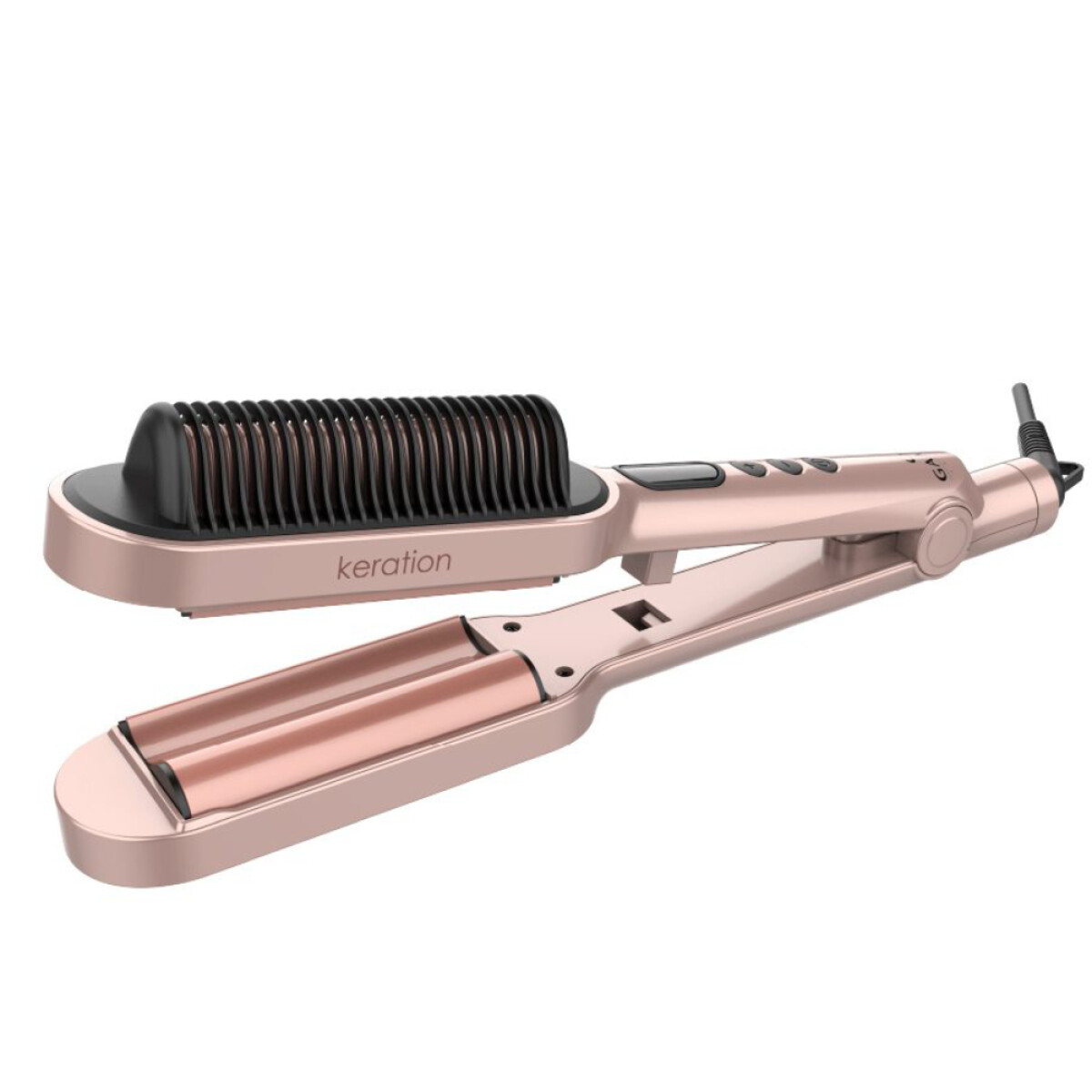 Planchita de Pelo Onduladora GAMA Waver & Brush 220V 