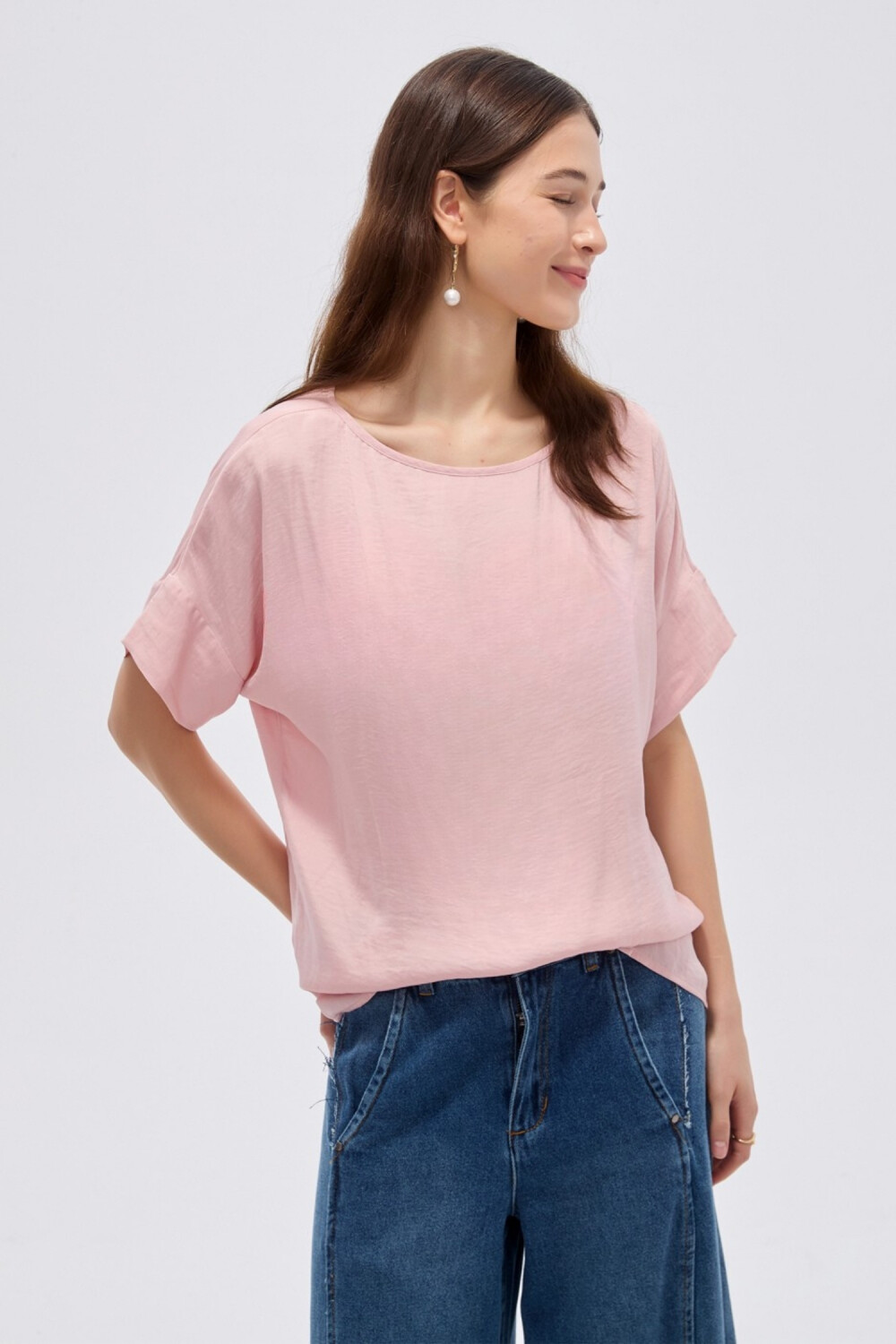 Blusa Burei Rosa Viejo