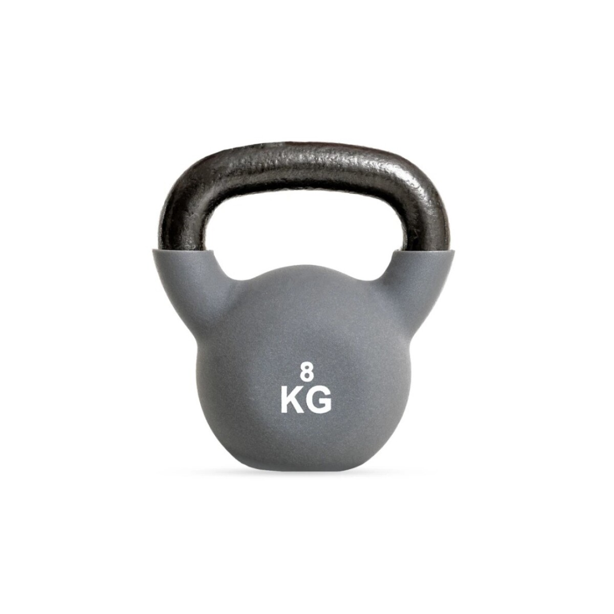 PESA RUSA HIERRO RECUBIERTA NEOPRENO 8KG - NEGRO 
