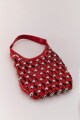 CARTERA TACHAS ROJO