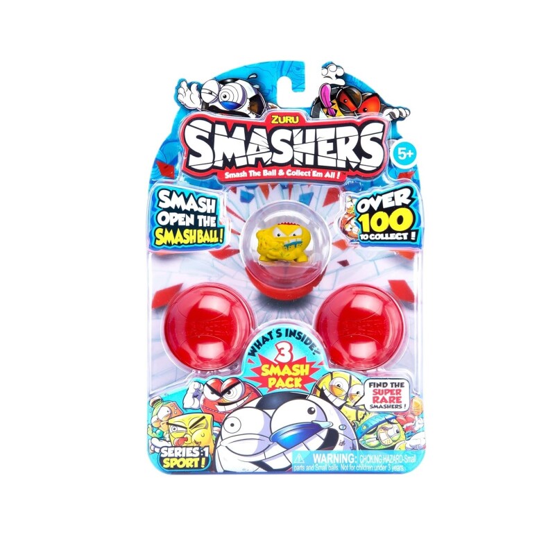 Smashers Bola Sorpresa x3 Unidades SMASHERS - BOLA X 3