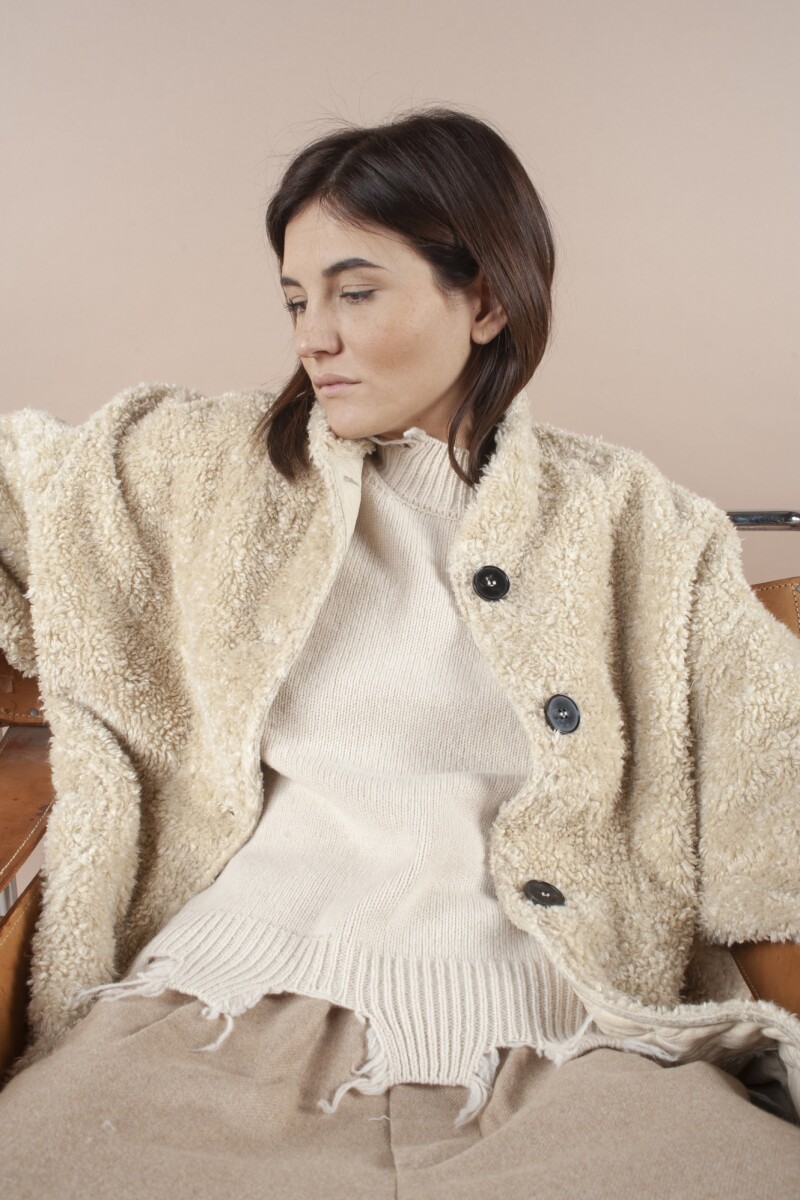 CAMPERA BOMBER Crudo