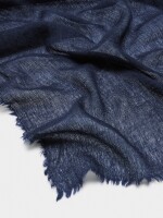 Pashmina De Lana azul-marino