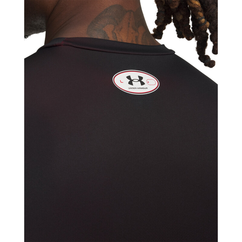 UA Heatgear Sub Crew LS RED-600