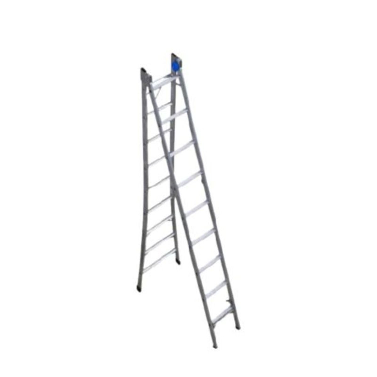 ESCALERA CONVETIBLE DOBLE DE ALUMINIO DE 10 PELDAÑOS 2,84/4,82M 