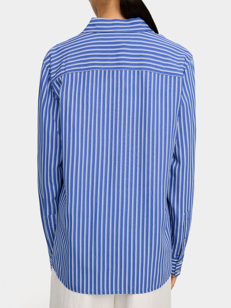 Camisa Con Rayas multicolor