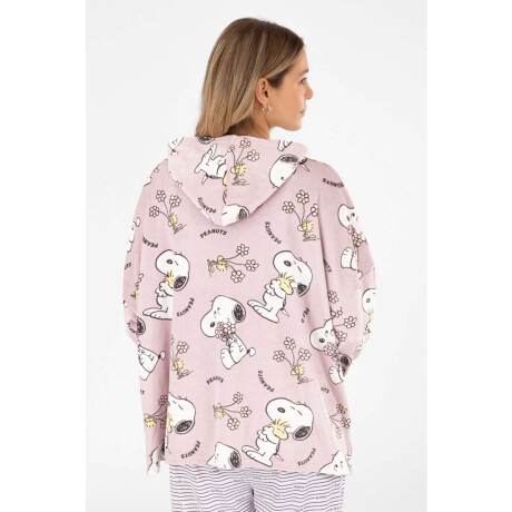 Snuggle snoopy velour Rosado