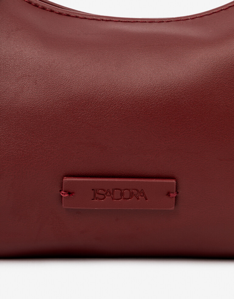 City Basicos Cartera Baguette - Rojo Oscuro