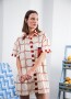 Vestido Mosaico Crudo