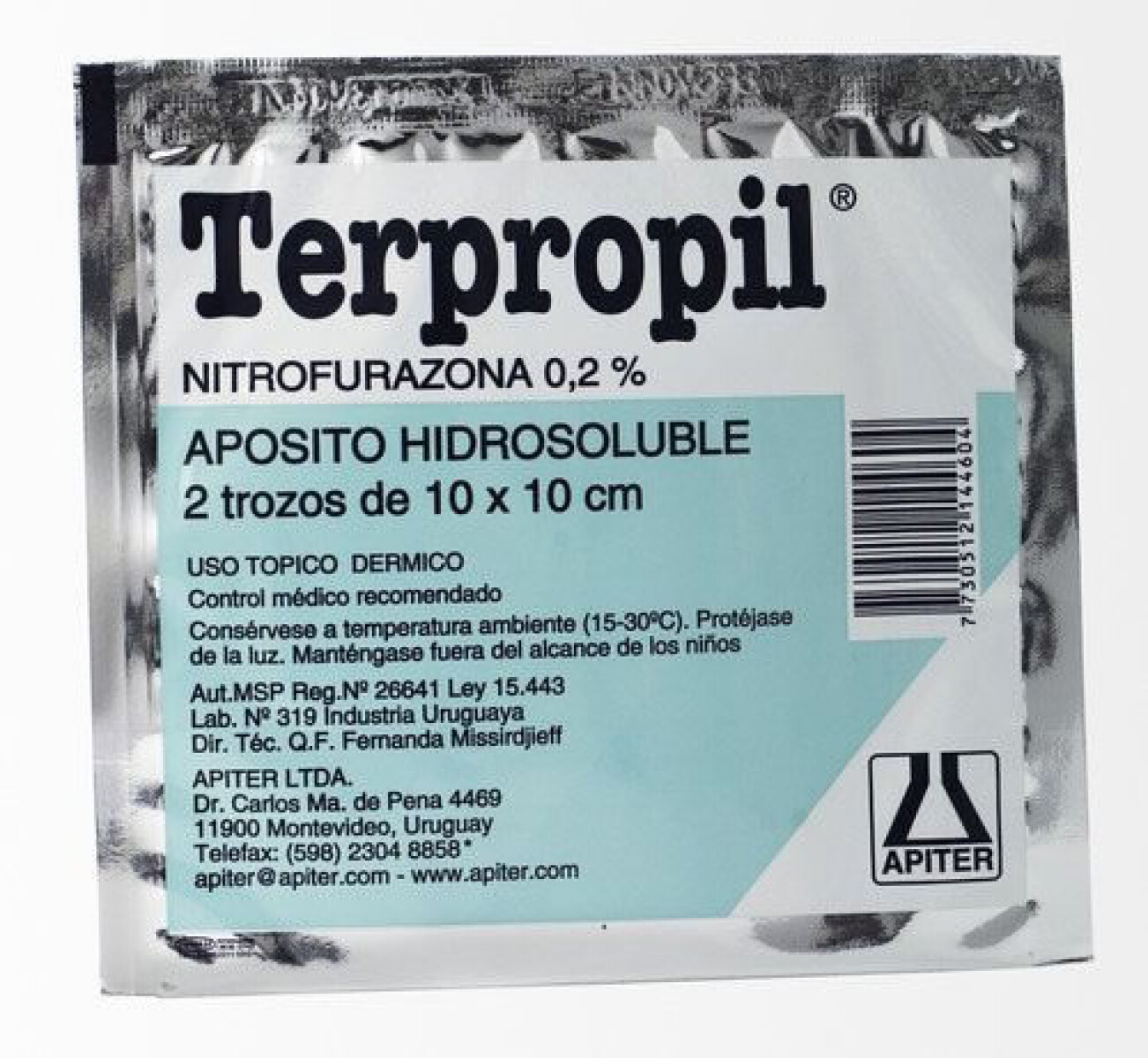 TERPROPIL APOSITO 1 SOBRE 