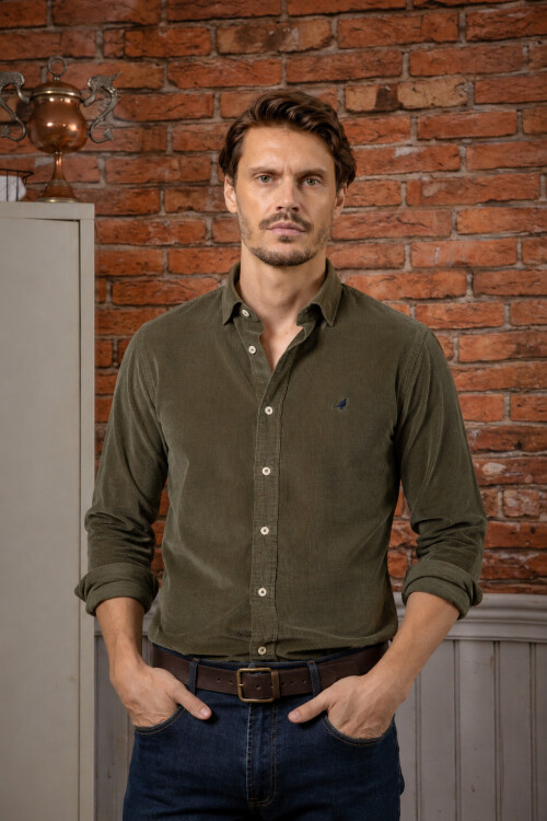 Camisa Pana Slim Forest