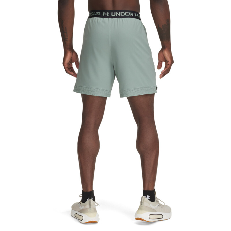 UA Vanish Woven 6in Shorts-GRN GRN-348